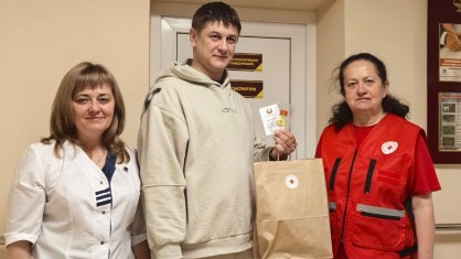В Пружанской центральной районной больнице вручили три знака «Ганаровы донар Рэспублики Беларусь»